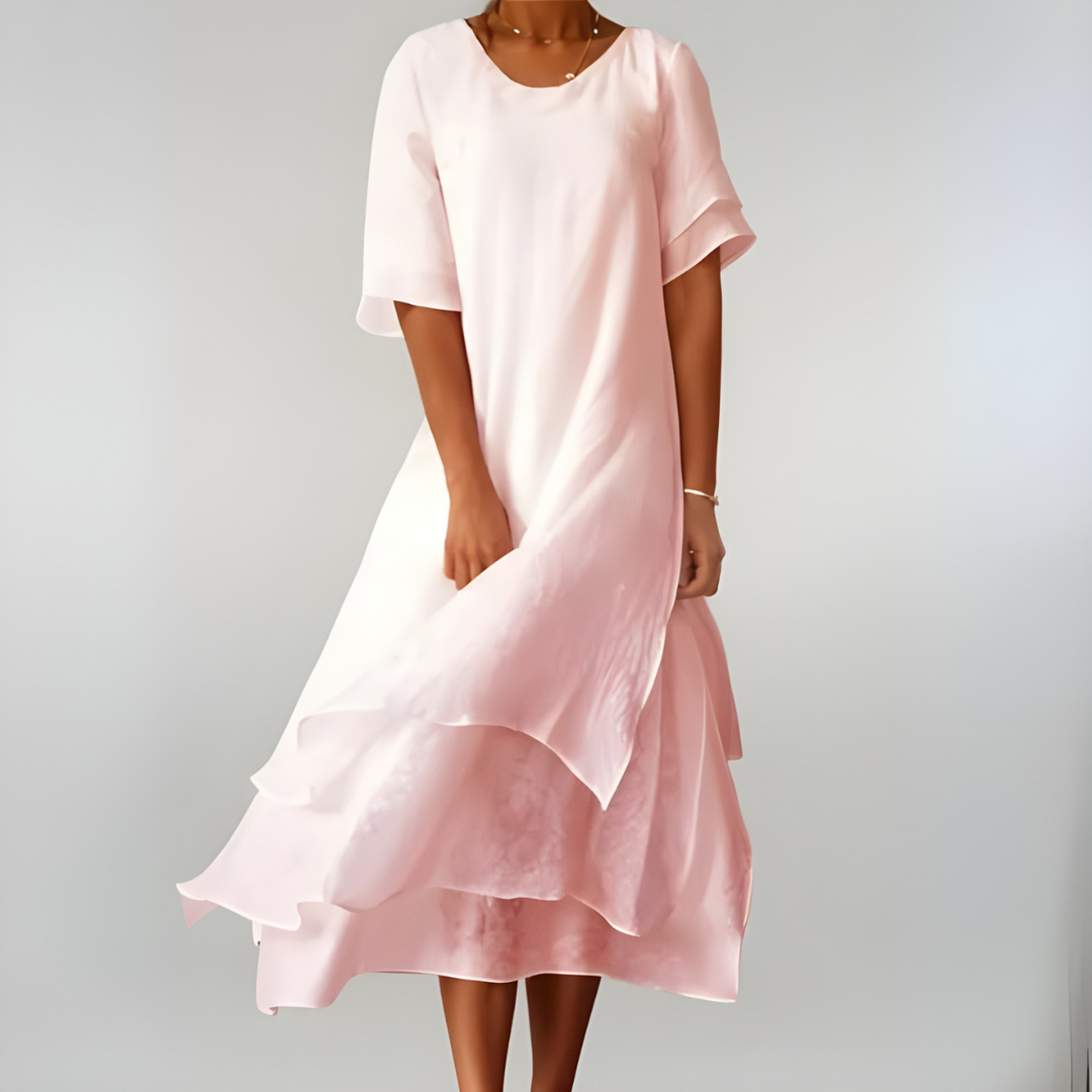 Women's Flowing Lightweight Elegant Summer Dress
