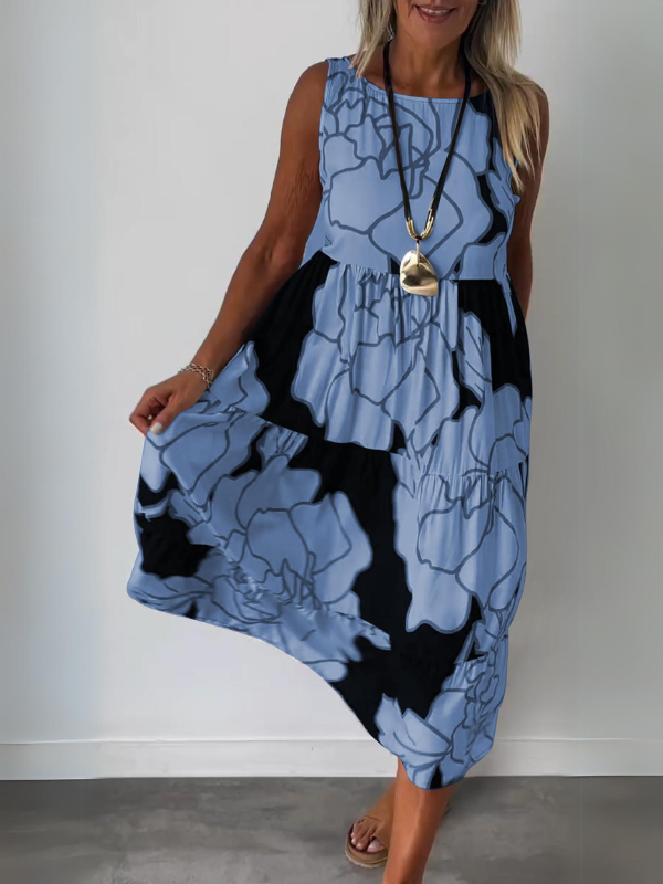 Teresa™  |  Elegant Dress Floral Print