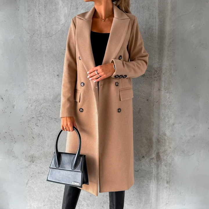Emilie - Windproof Wool Coat