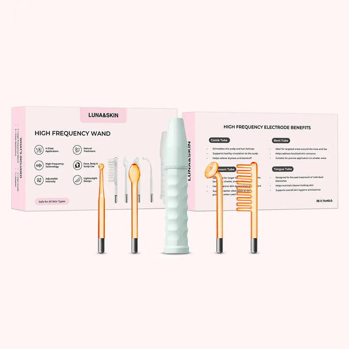 High Frequency Wand Skin Care – Glass Electrode Therapy