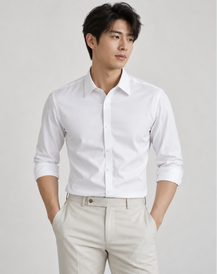 Men's Smart Casual Stretch Shirt