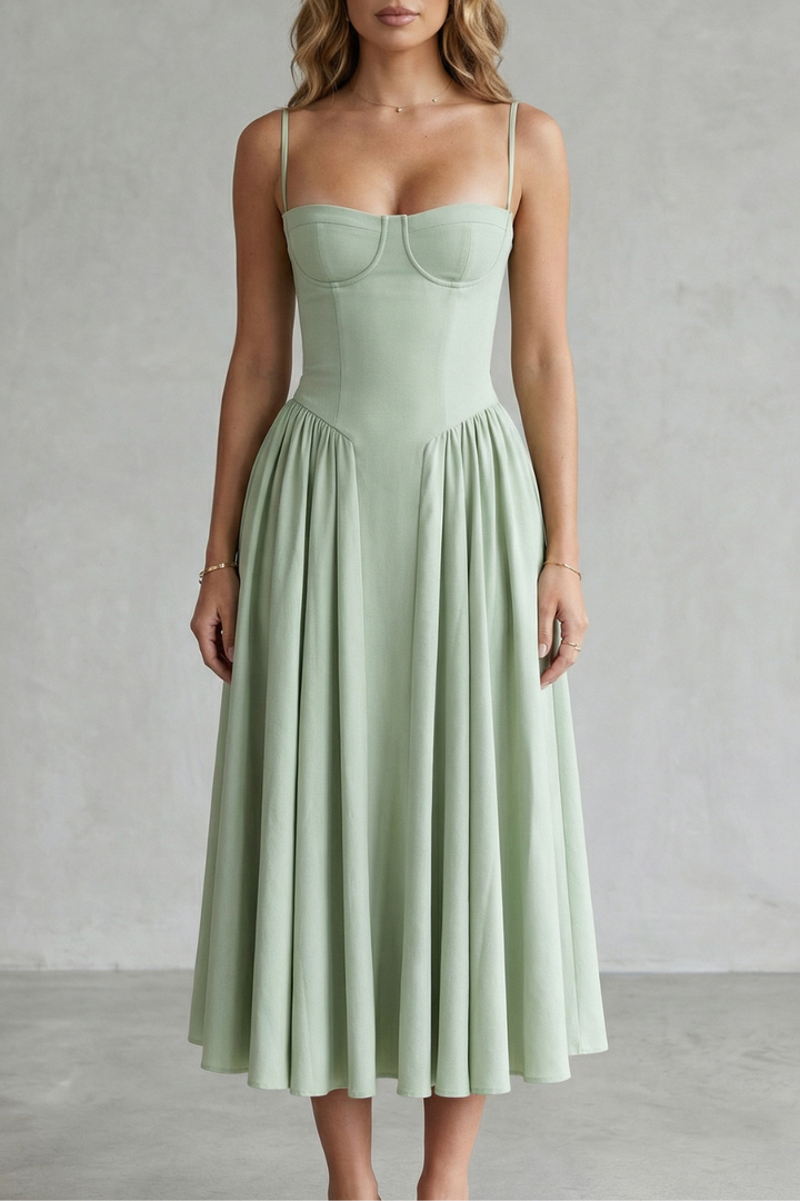 Calliope – Timeless structure – Women’s Sleeveless Structured Dress