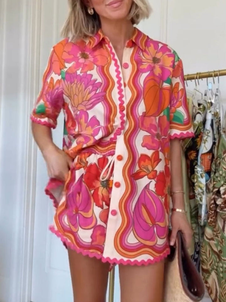 Casual Printed Shirt Outfit