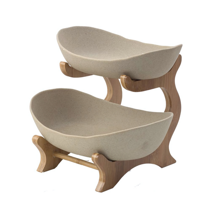 FruitTriad | Three-Tier Plastic Fruit Bowl