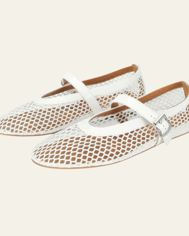 Ladies' Mary Jane Mesh Shoes - Lightweight Timeless Silhouette