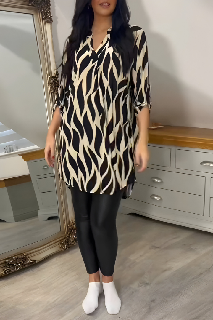 Tessa™ | Stylish Loose-Fitting Top with Print