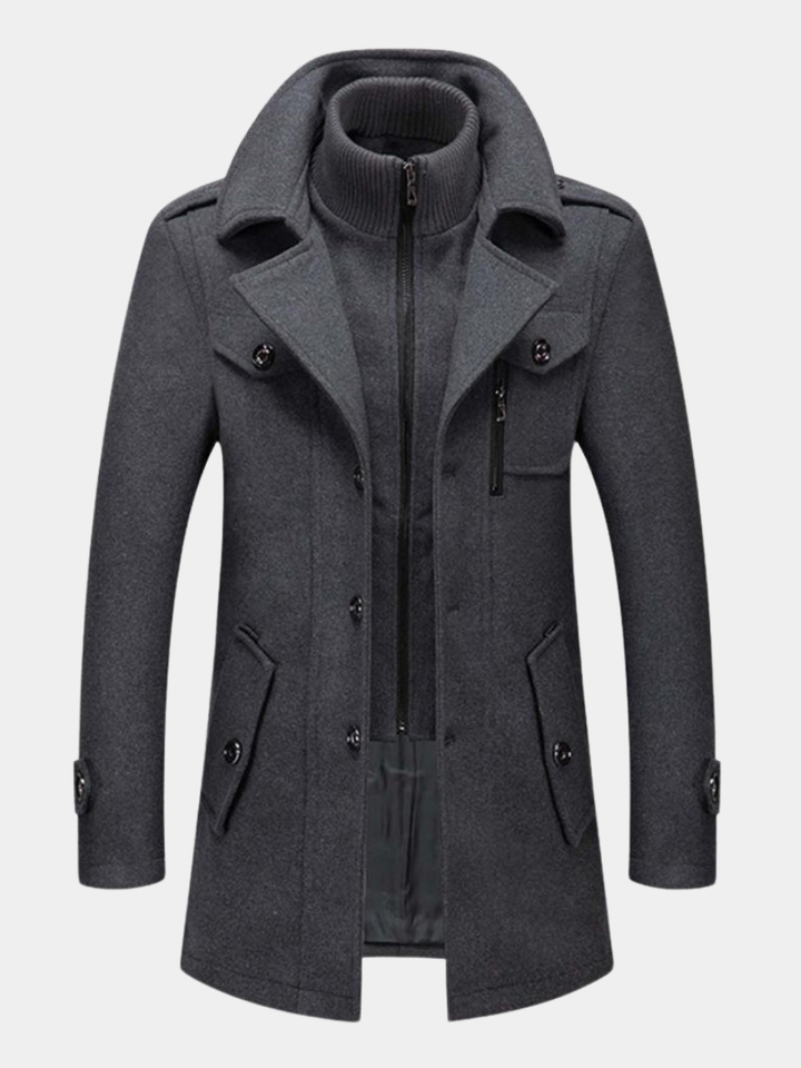 Warm and Stylish Men's Jacket – Timeless Comfort and Style