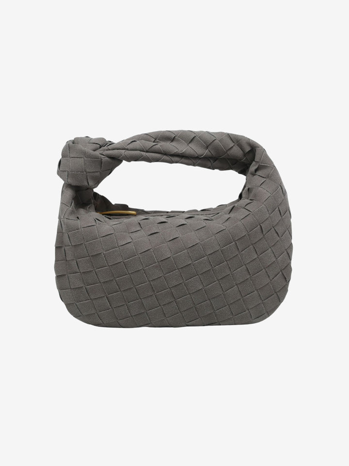 Renee Mini Bag in Soft Woven Suede - Elena Harper