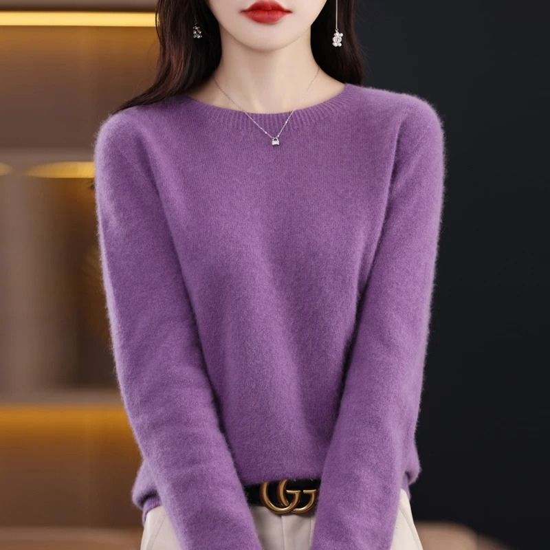 Women's Round Neck Soft Luxury Warm Sweater (S-5XL)