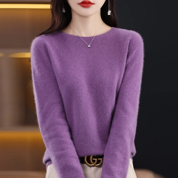 Women's Round Neck Soft Luxury Warm Sweater (S-5XL)