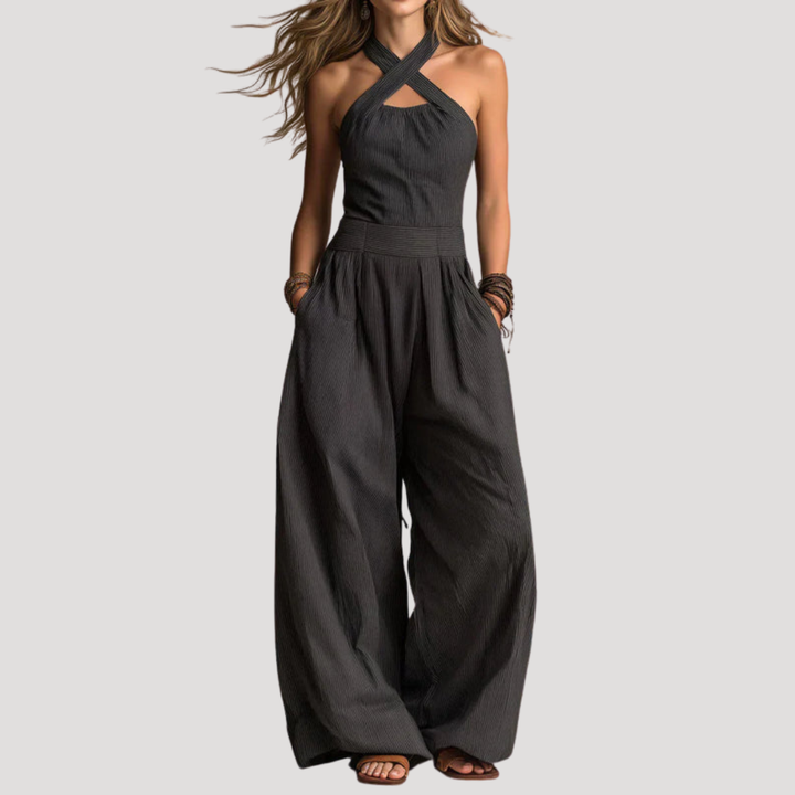 Elegant Women's Halter Neck Jumpsuit