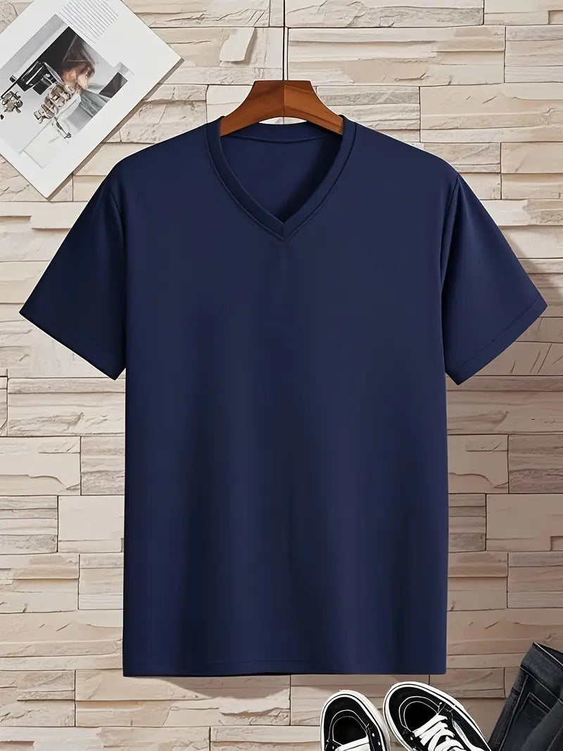 LAURENT MONACO | MEN'S V-NECK T-SHIRT