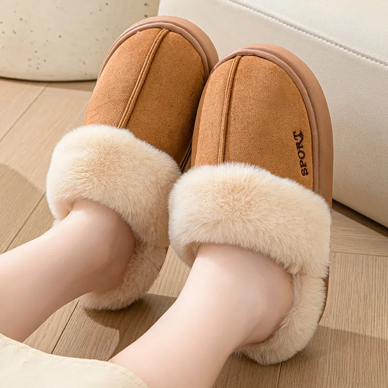 Eva Confort - Women's Slippers with Suede Interior