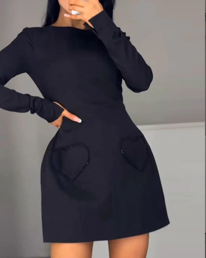Jazira - Long Sleeves Dress with Drawstring Waist