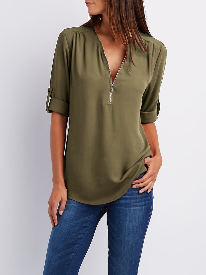 BLouse with Zipper for Women