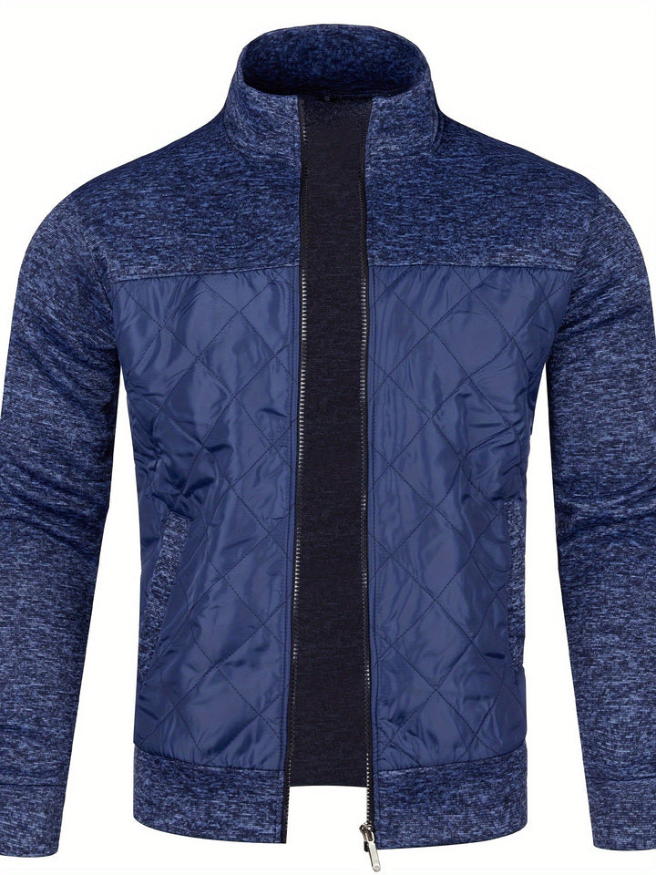 LAURENT MONACO | HIGH COLLAR ZIPPER JACKET FOR MEN