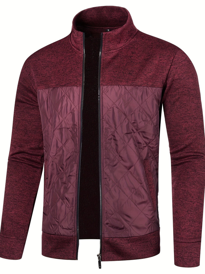 LAURENT MONACO | HIGH COLLAR ZIPPER JACKET FOR MEN