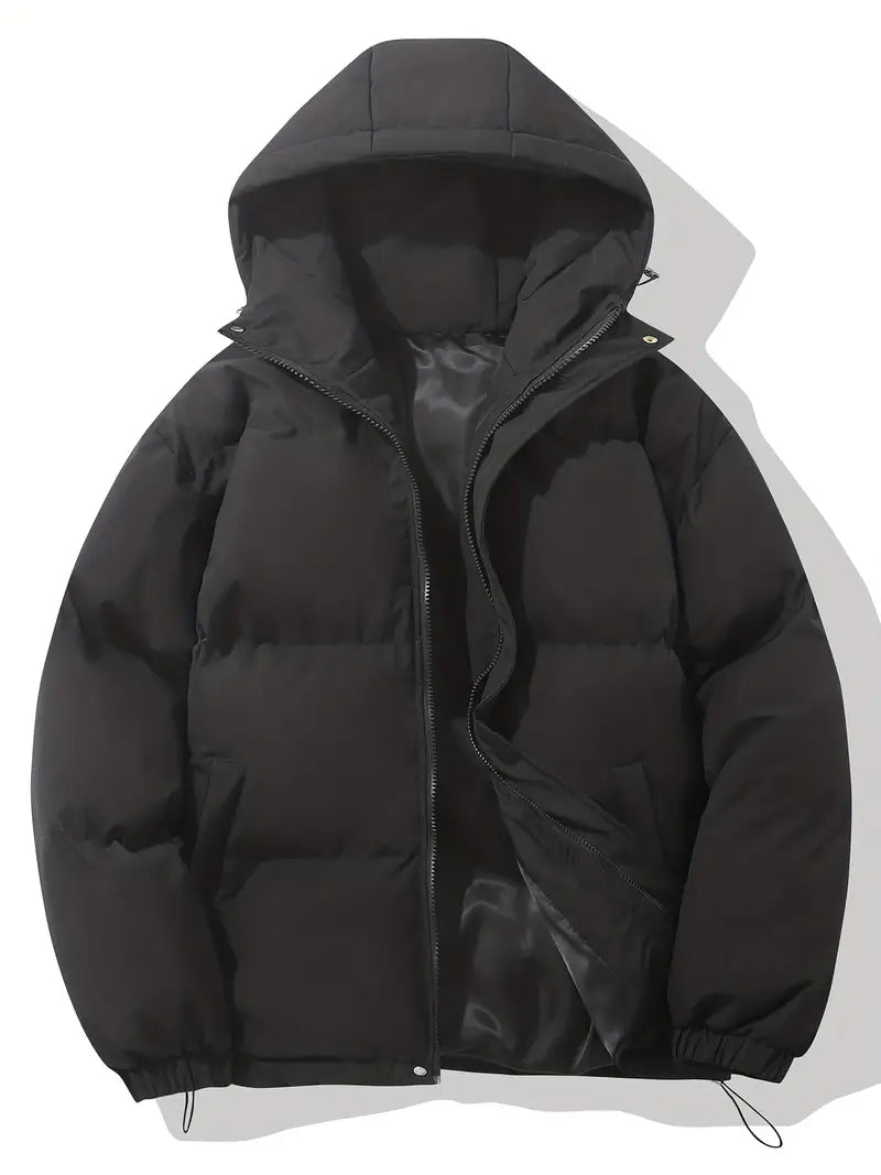 Men's Hooded Padded Jacket – Durable Comfortable Outerwear