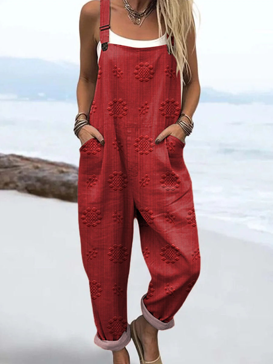 Freja | Relaxed Pattern Jumpsuit