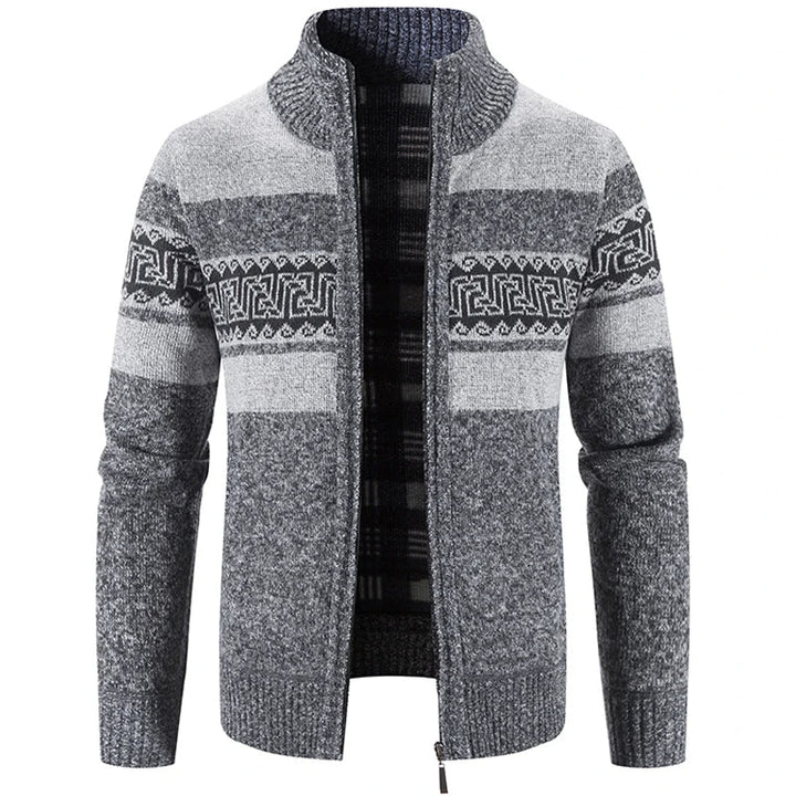 Lucas | Modern and Warm Men's Sweater Jacket
