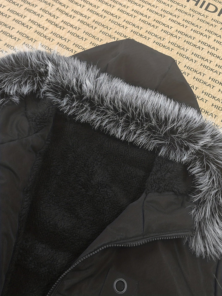 Men's Fleece-Lined Hooded Parka Montarello