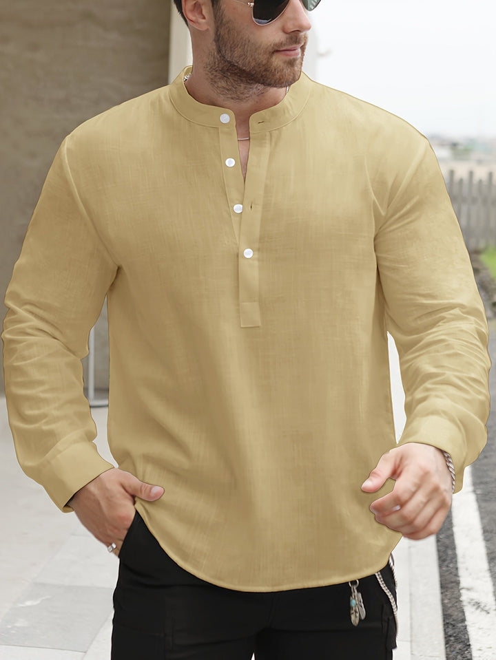 LAURENT MONACO | BOAT NECK SHIRT FOR MEN