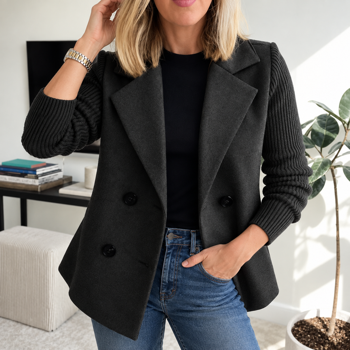 Tasha™ | Comfortable Blazer Jacket with Knitted Sleeves