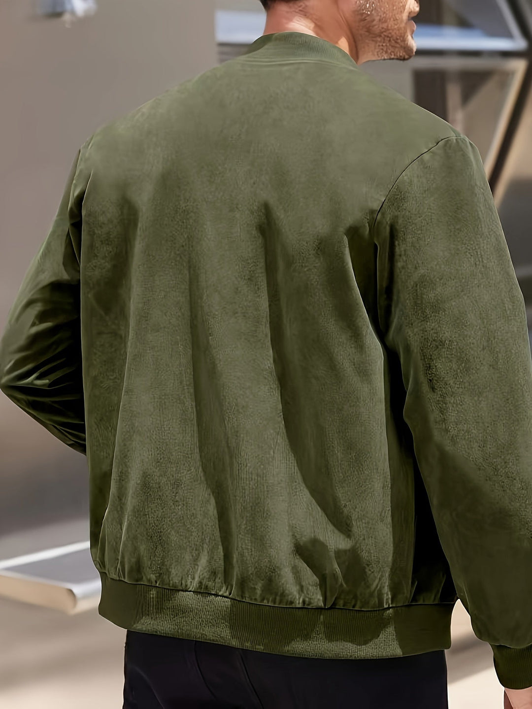 LAURENT MONACO | MEN'S ZIP-UP BOMBER JACKET