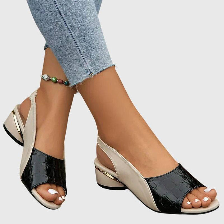 Whitney™ Emma & Rose Cape Town soft luxurious fabric sandals with open toe design and cushioned sole.