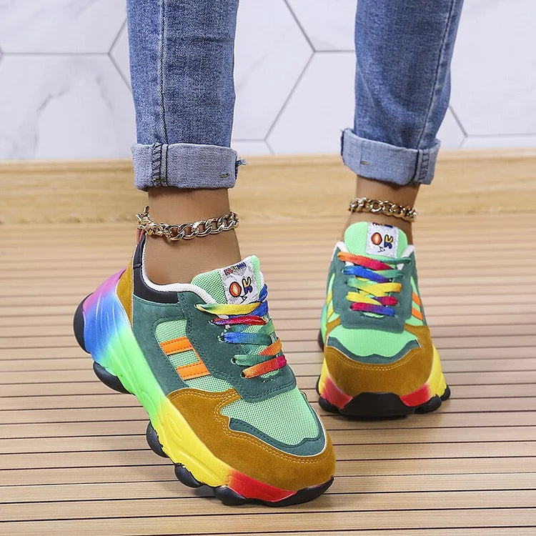 Isolina - Orthopaedic Rainbow Shoes
