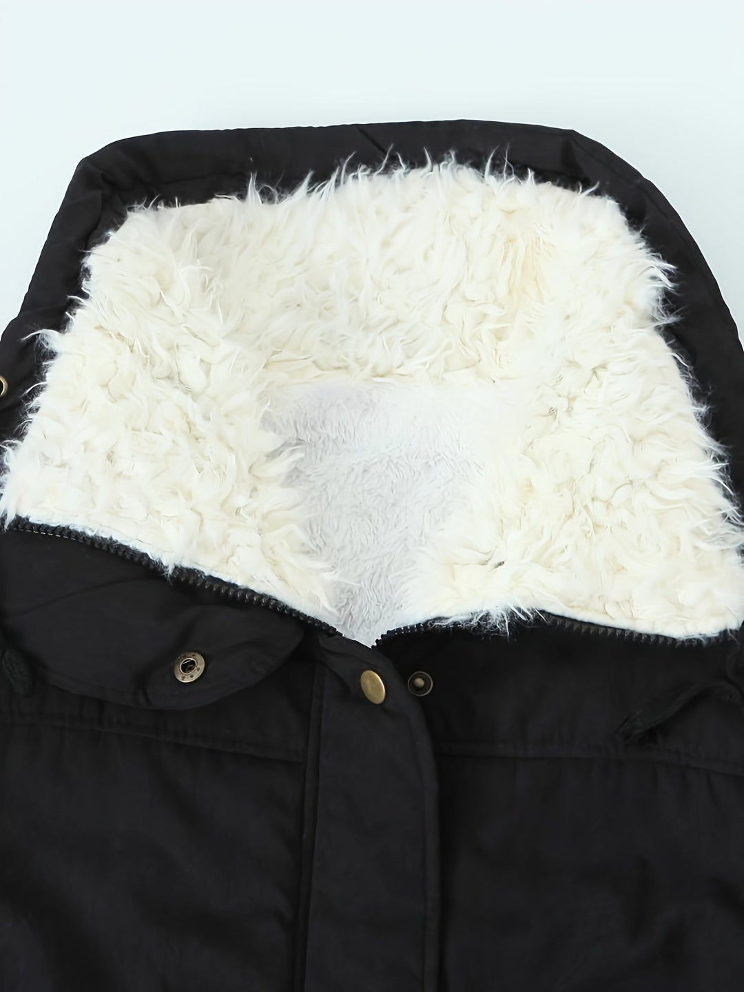 Virginie Flattering Down Jacket with Fur Hood, view 4 - Elena Harper