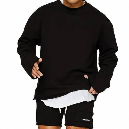 Men's Relaxed Fit Sweatshirt, view 3 - Elena Harper