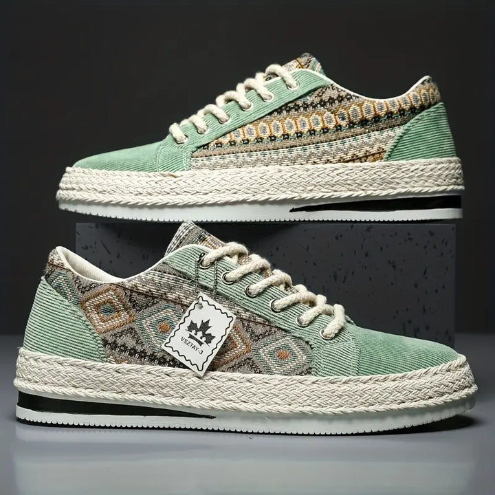 Bradly Stylish Low Top Sneakers, view 9 - Elena Harper