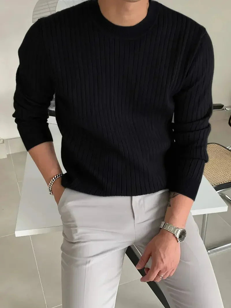 Brit & Boho™️ | Mike Essential Crew Neck Sweater