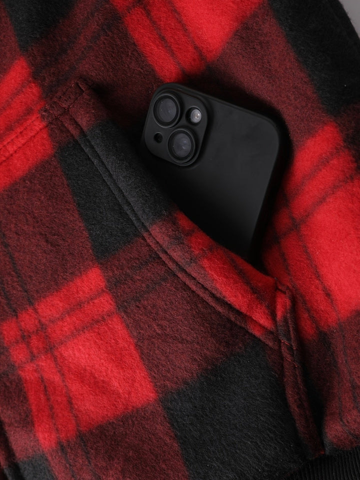 Klara | Cozy and Warm Flannel Hooded Jacket