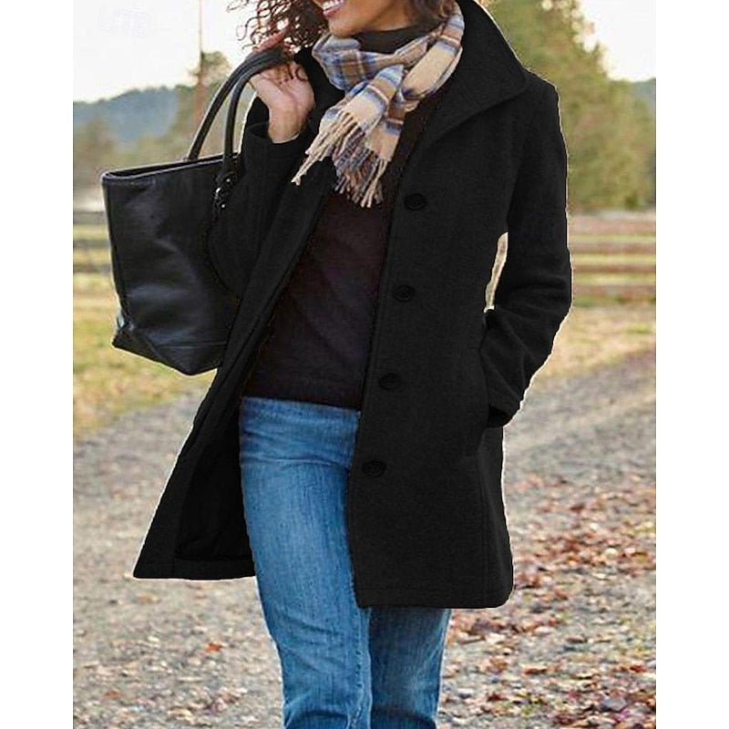Helena | Trench Coat with Tailored Silhouette and Classic Collar