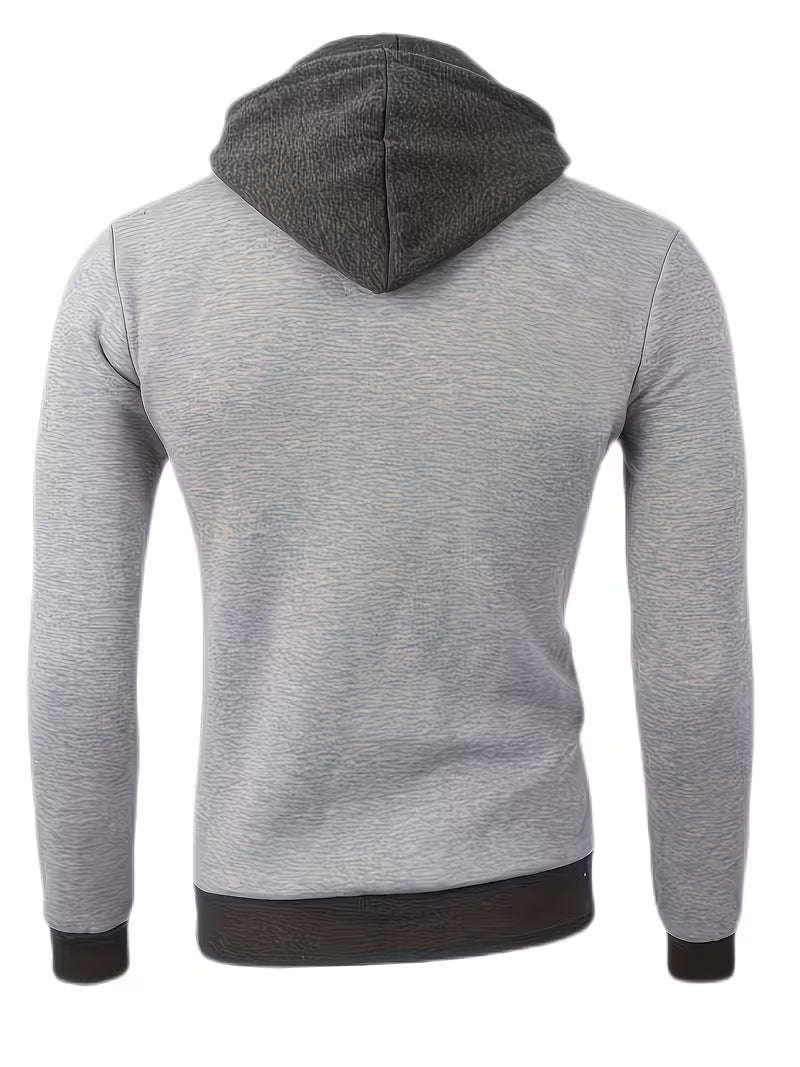 Griffiths Long-Sleeve Hoodie with Quarter Zip, view 5 - Elena Harper