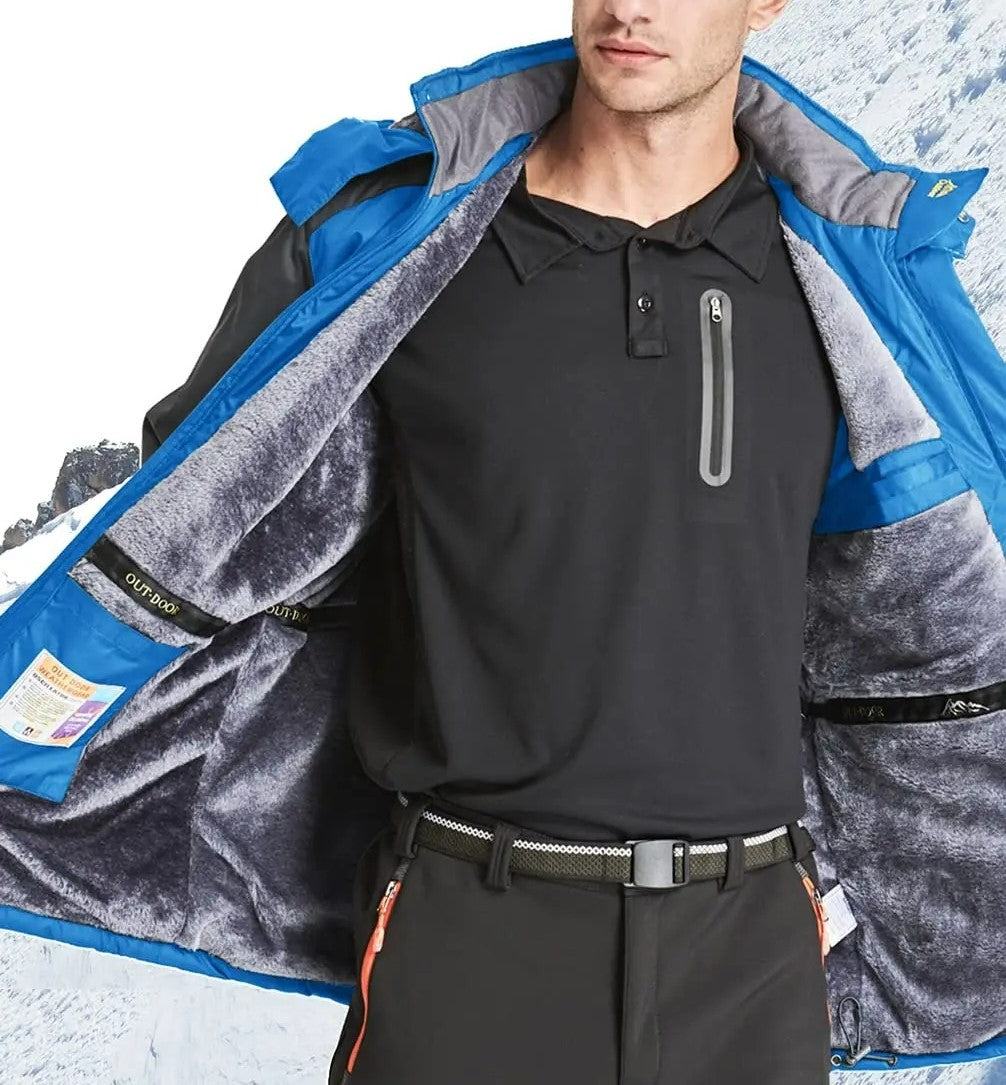WinterWard Waterproof Jacket with Fleece Lining