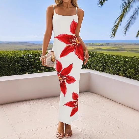 Ruby Sinclair Floral Print Races Dress For Women, view 5 - Elena Harper