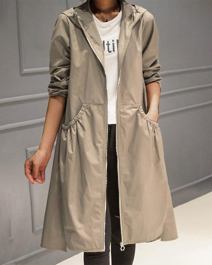 Claudia Classic and Elegant Women's Trench Coat - Elena Harper
