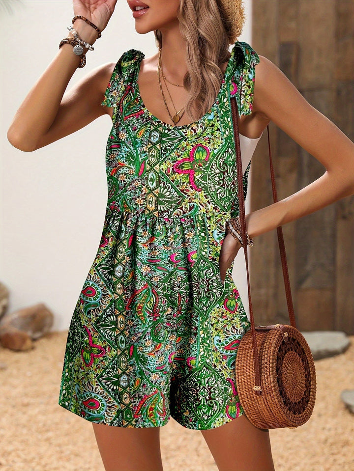 Lisa™  |  Bohemian Printed Jumpsuit