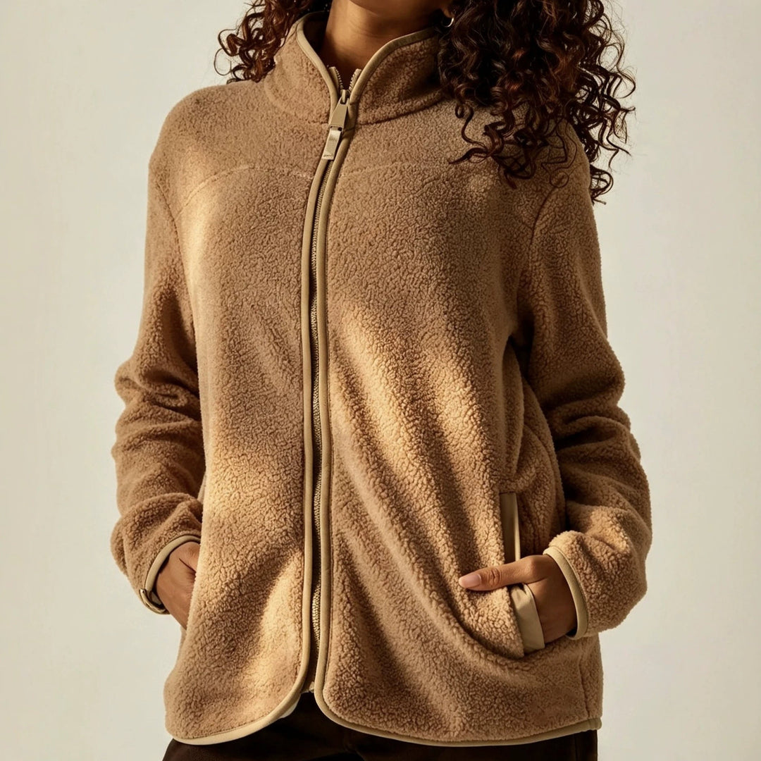 Women's Wool Effect Cardigan – Warm and Soft