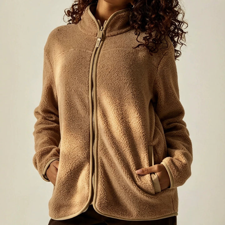 Women's Wool Effect Cardigan – Warm and Soft