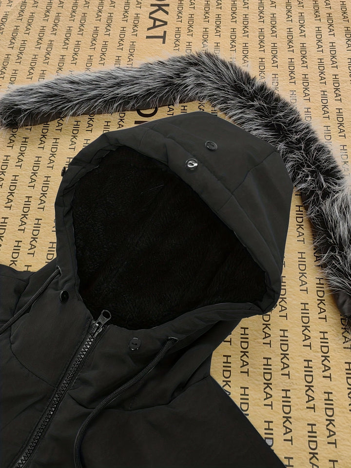 Men's Fleece-Lined Hooded Parka Montarello