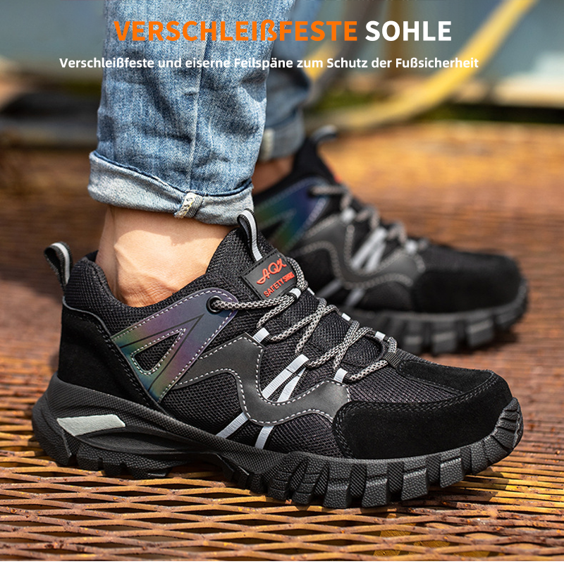Anti-Smashing, Slip-Resistant, and Reflective Safety Shoes EB