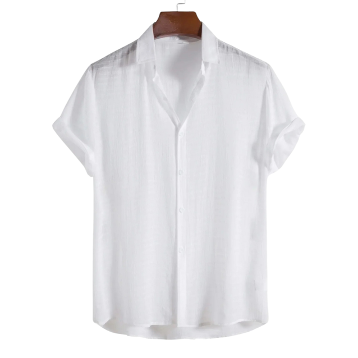Emma & Rose Manhattan Rio™ summer shirt, two-piece white shirt with stylish design, perfect for warm weather wear.