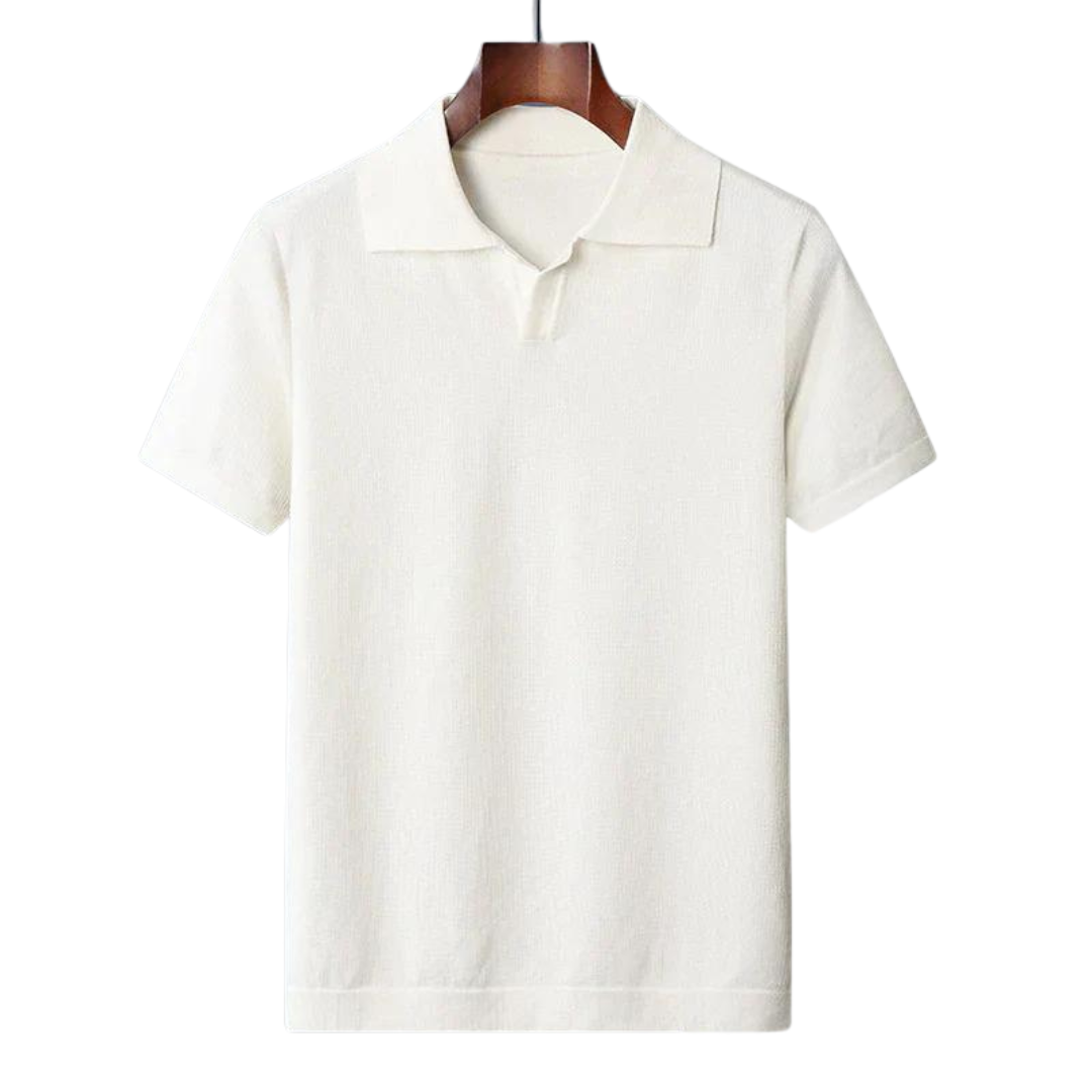 Men's Key™ Classic Soft Polo Shirt from Emma & Rose Manhattan, lightweight summer polo with a smooth fabric and classic fit.