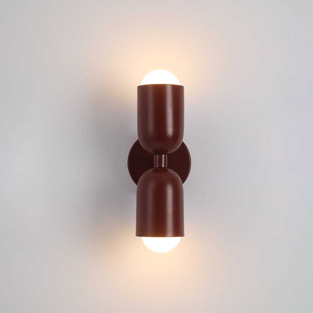 Colorful Double-Headed Wall Sconce – Modern Design