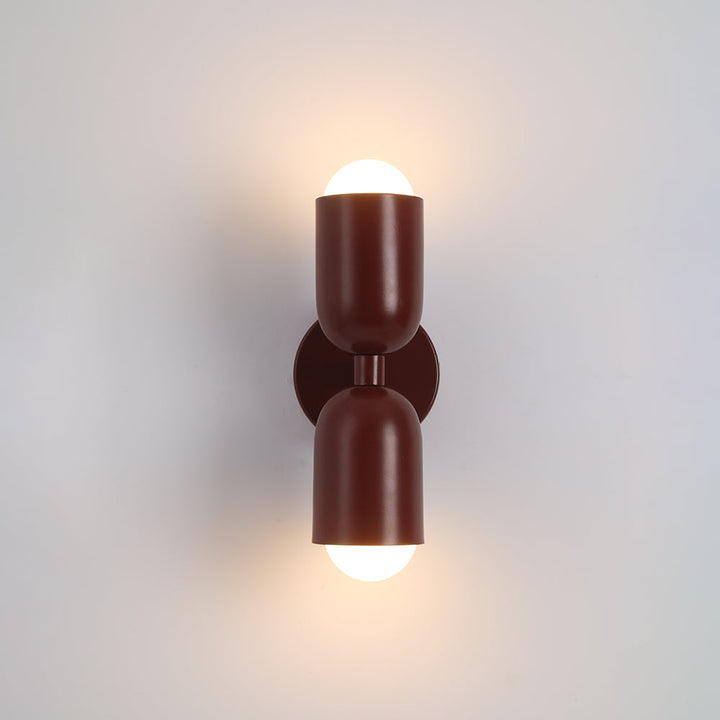 Colorful Double-Headed Wall Sconce – Modern Design