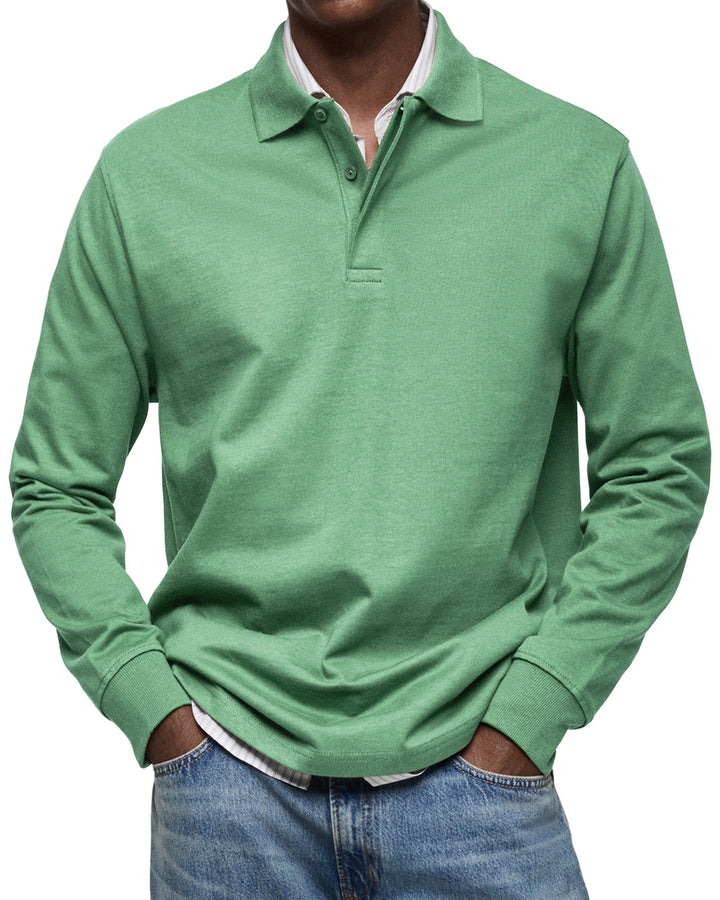 Luxury Long-sleeved Polo - Elena Harper